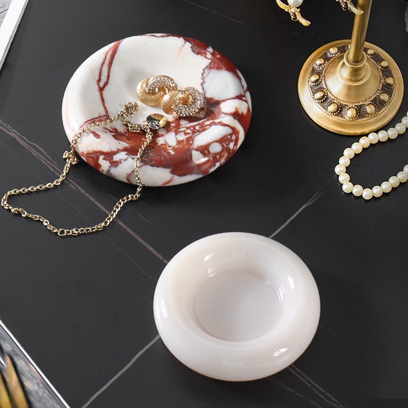 Marble Serving Board - Bandeja de mármol natural francés Wabi