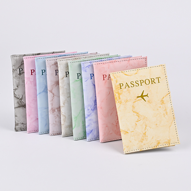 Leather Passport Cover - Fundas para pasaporte con diseño de