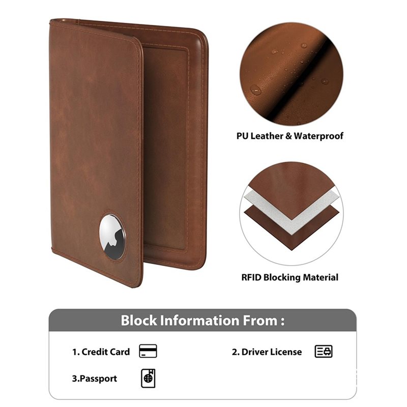 ABRT-Porta pasaportes con bloq - Leather Passport Cover reseña y precio