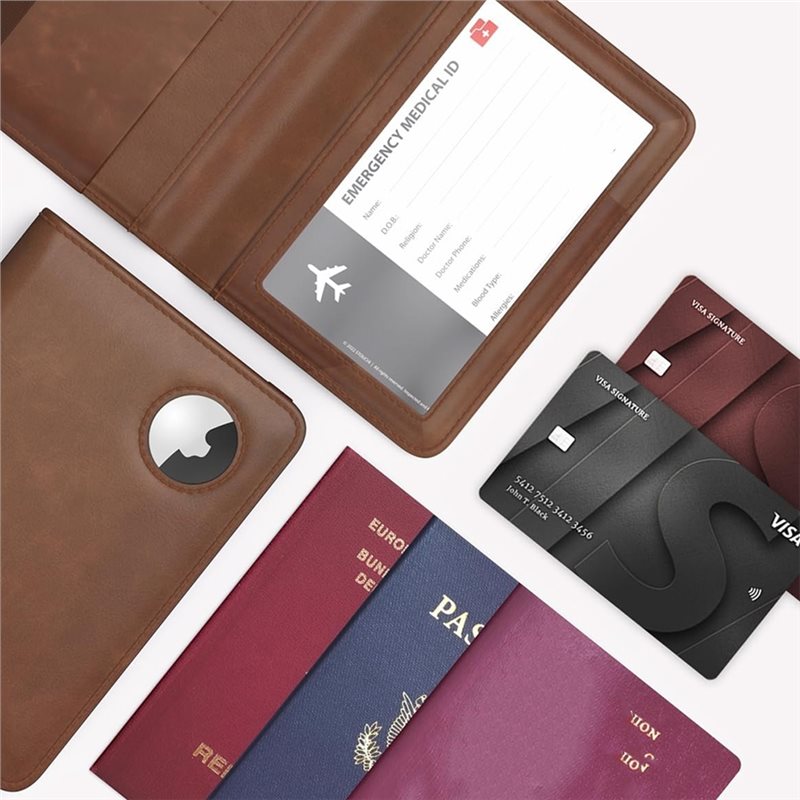 ABRT-Porta pasaportes con bloq - Leather Passport Cover reseña y precio