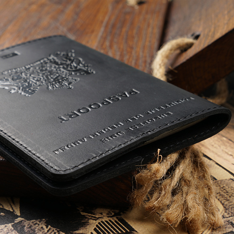 Funda para pasaporte holandés: - Leather Passport Cover reseña y precio