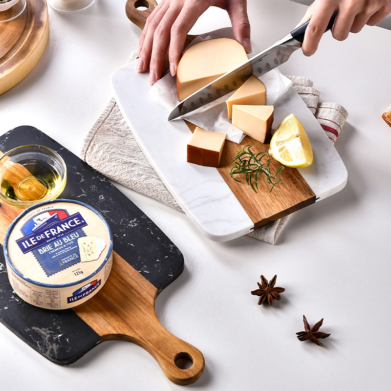 Tabla de cortar de veta de mad - Marble Serving Board reseña y precio