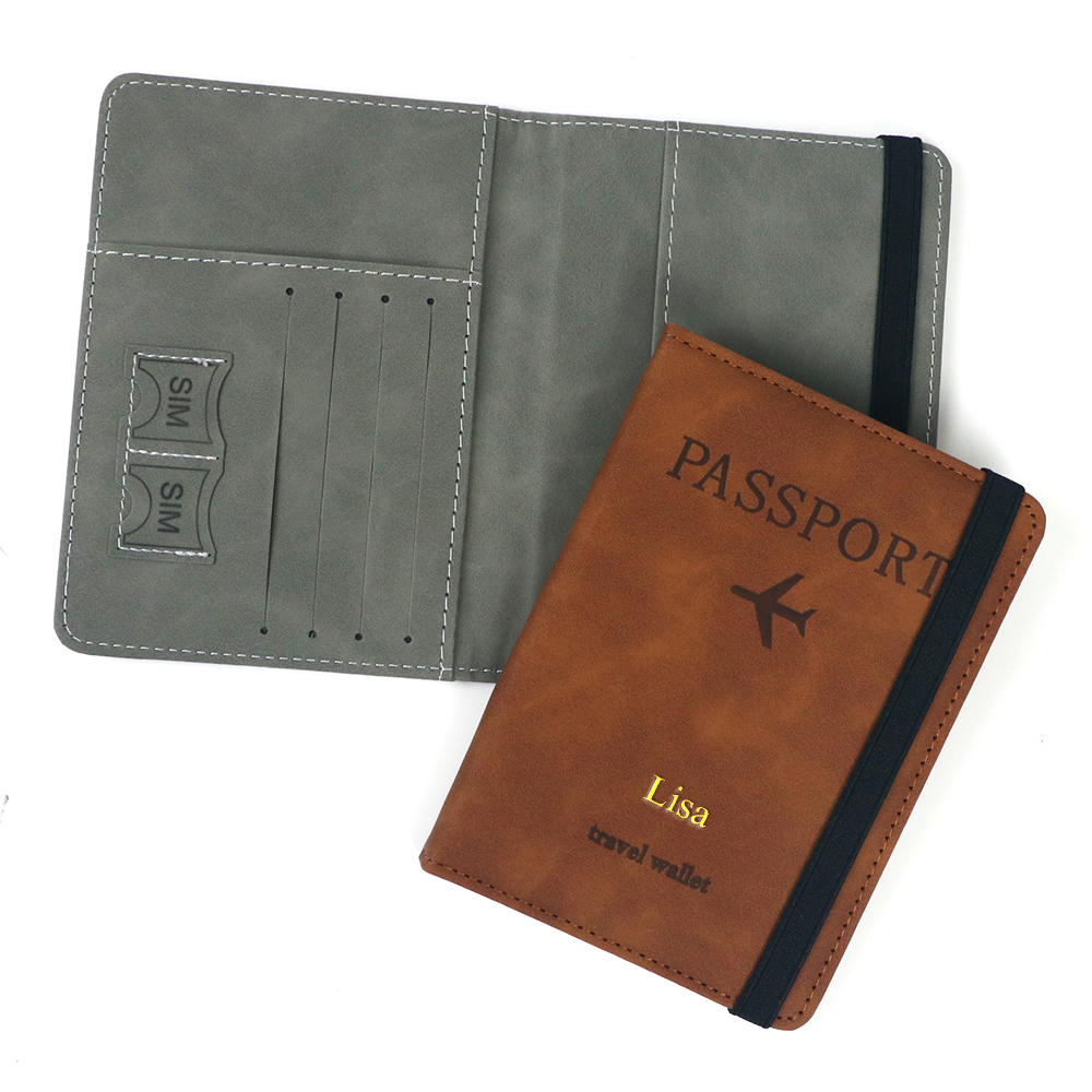 Tarjetero de Cuero PU Personal - Leather Passport Cover reseña y precio