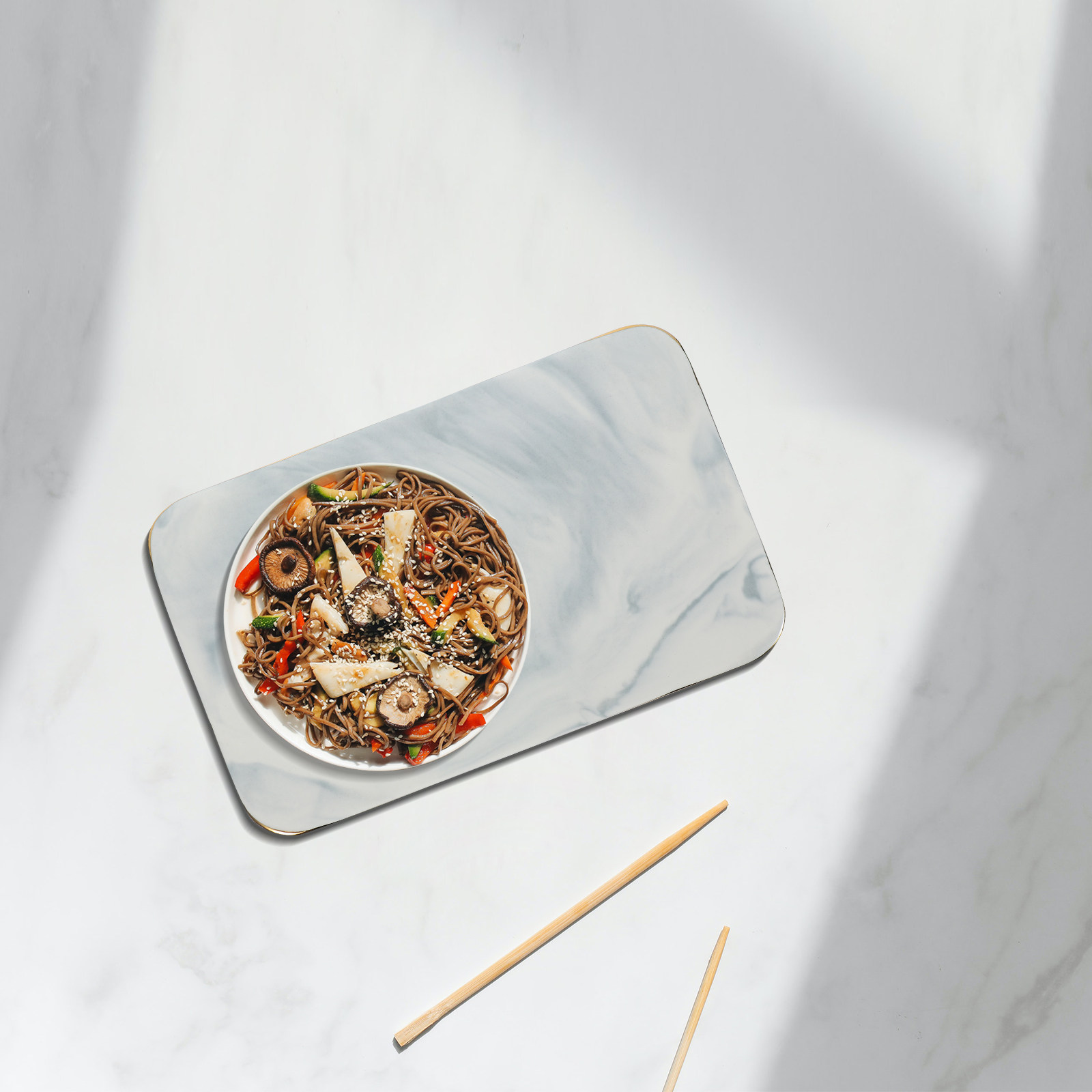 Bandeja de Mármol Elegante Hec - Marble Serving Board reseña y precio