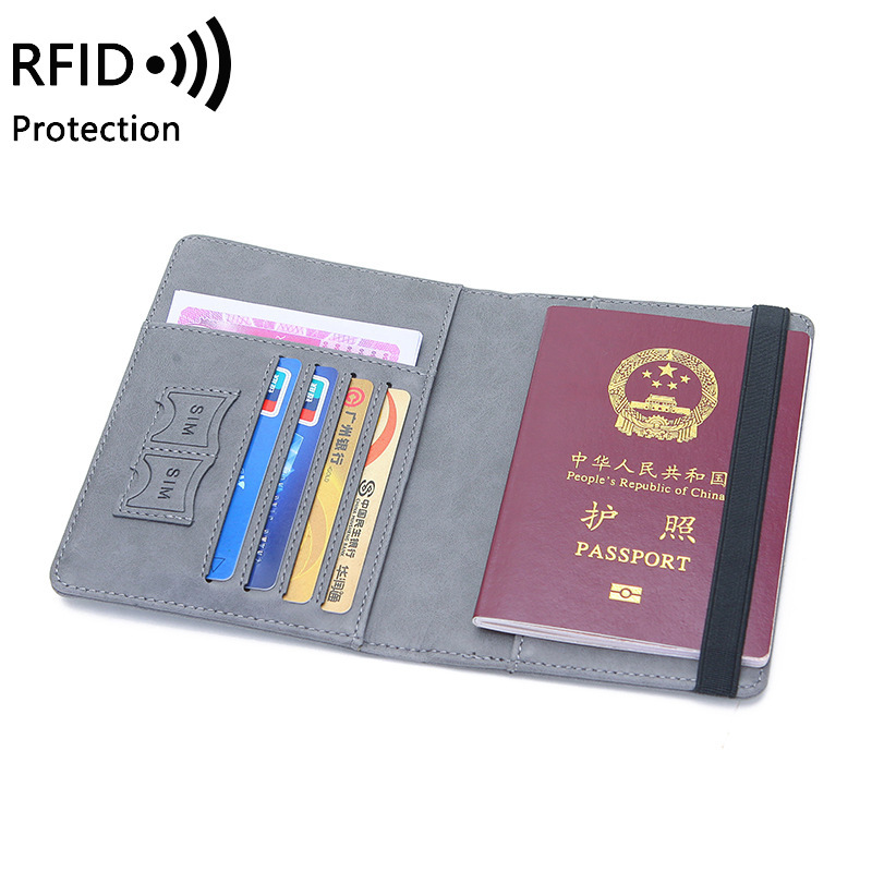 Porta pasaporte unisex de cuer - Leather Passport Cover reseña y precio