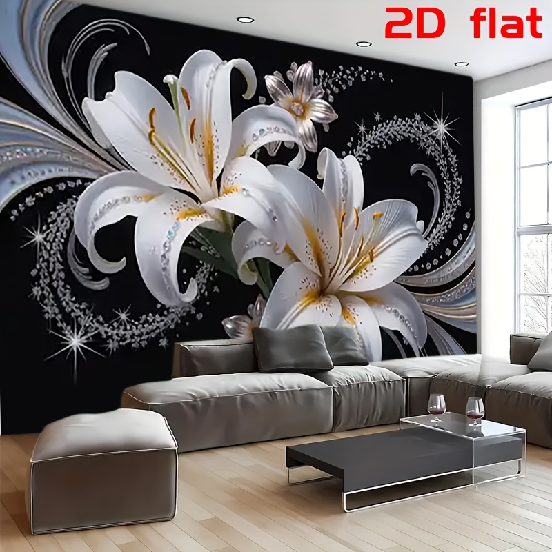 Tapiz floral de lirios blancos - Quiet Luxury Lifestyle reseña y precio