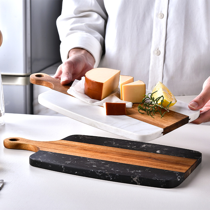 Tabla de cortar de mármol Jasw - Marble Serving Board reseña y precio