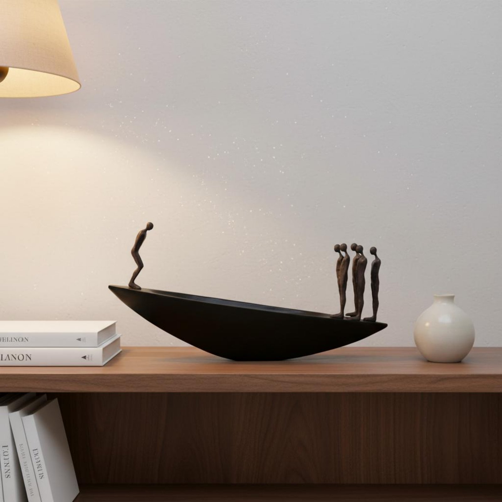 Estatua Moderna de Velero de R - Quiet Luxury Lifestyle reseña y precio