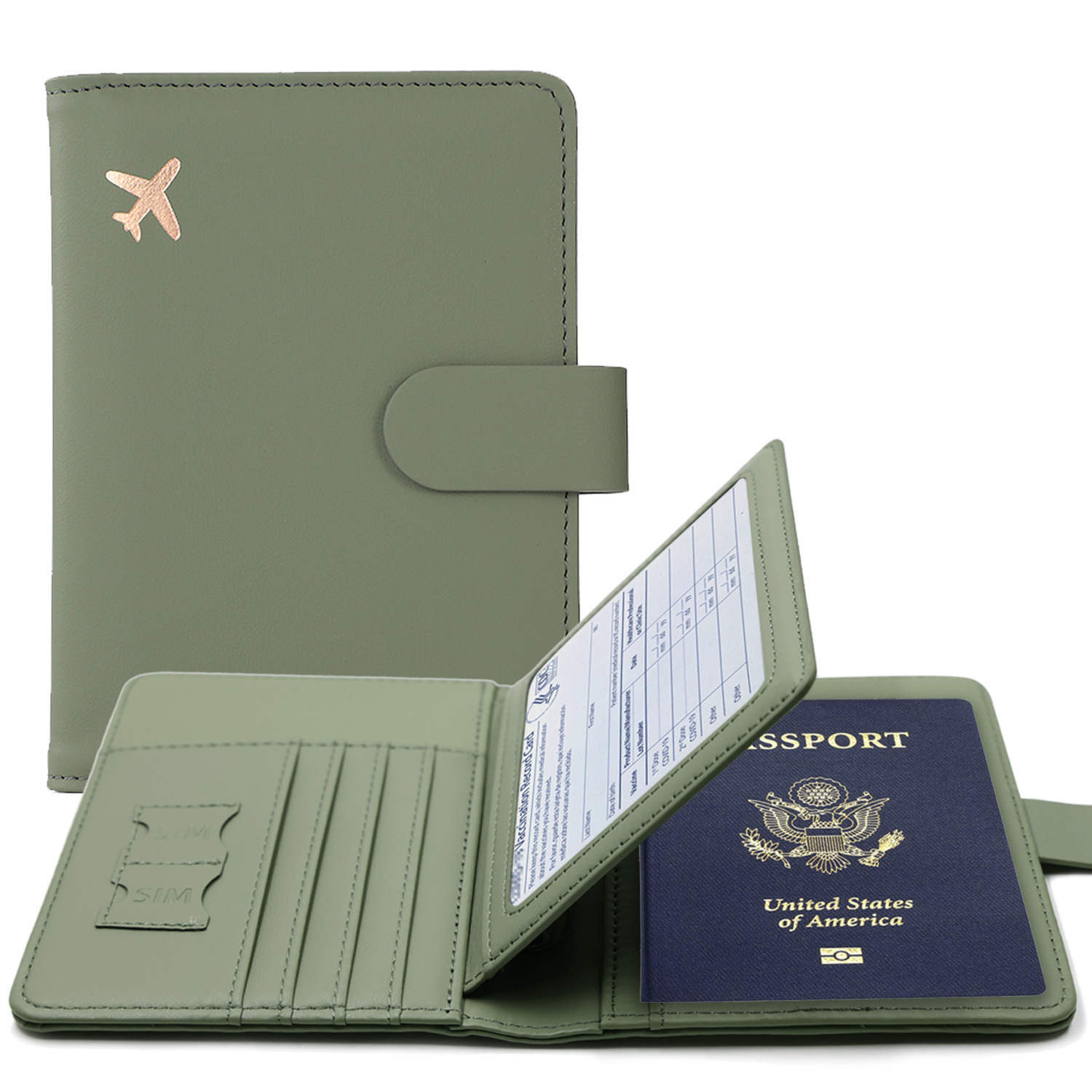 Funda para pasaporte RFID, fun - Leather Passport Cover reseña y precio