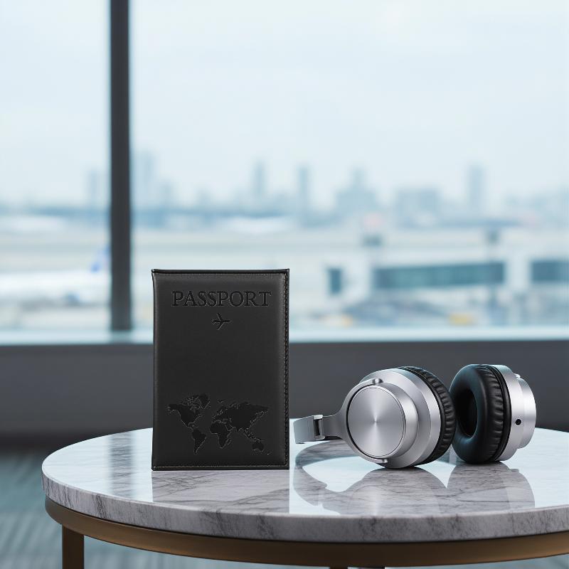 Porta pasaportes de cuero PU,  - Leather Passport Cover reseña y precio