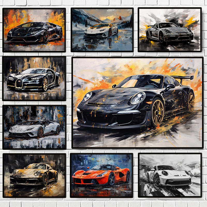 Póster Moderno de Autos de Luj - Quiet Luxury Lifestyle reseña y precio