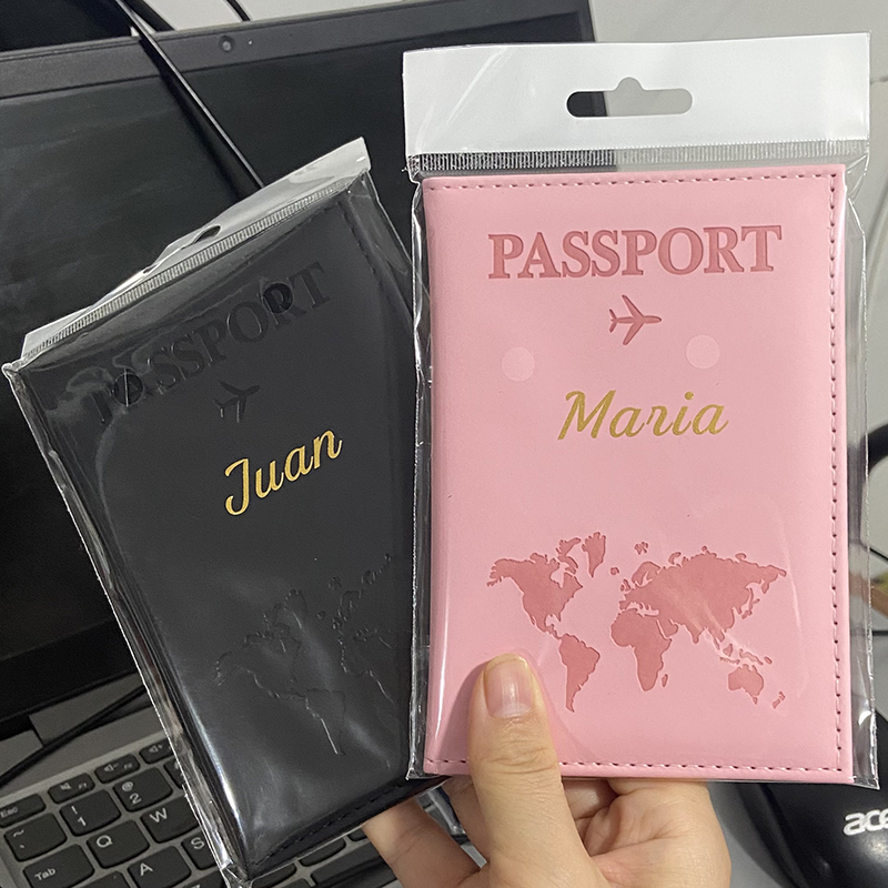 Nombre personalizado de Color  - Leather Passport Cover reseña y precio