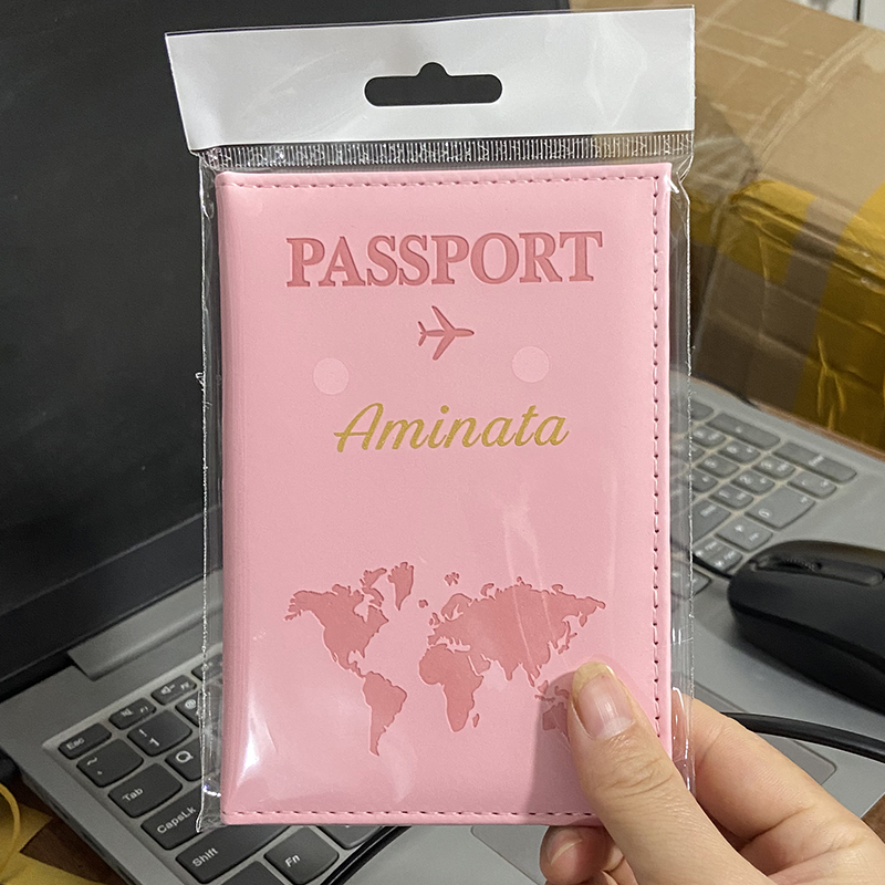 Nombre personalizado de Color  - Leather Passport Cover reseña y precio