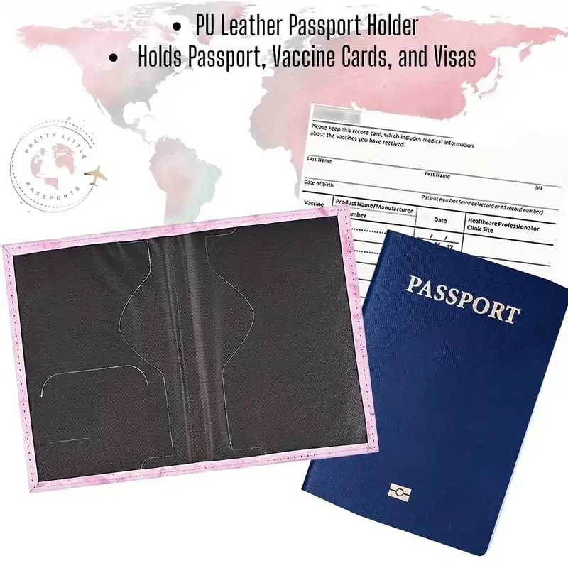 Porta Pasaportes de Cuero PU R - Leather Passport Cover reseña y precio