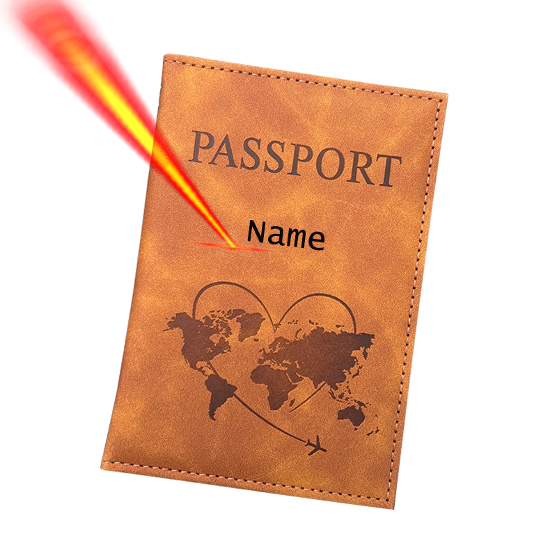 Porta pasaporte con nombre per - Leather Passport Cover reseña y precio