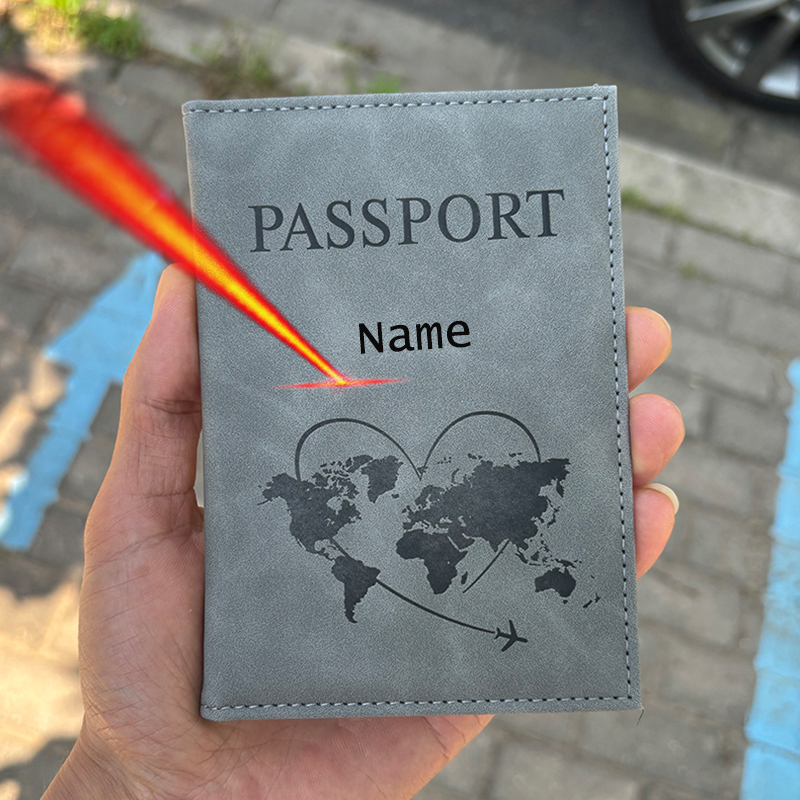 Porta pasaporte con nombre per - Leather Passport Cover reseña y precio