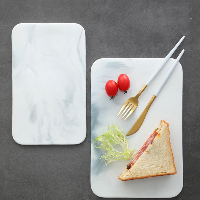 Tabla para cortar de mármol ga - Marble Serving Board reseña y precio