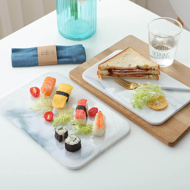Tabla para cortar de mármol ga - Marble Serving Board reseña y precio