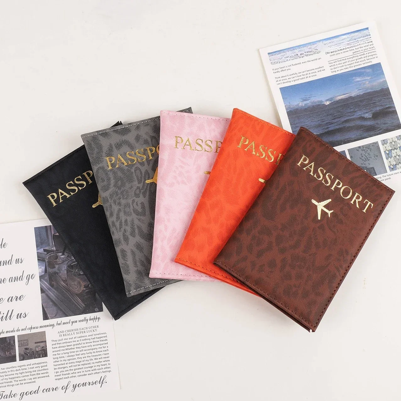 Funda para pasaporte de viaje  - Leather Passport Cover reseña y precio