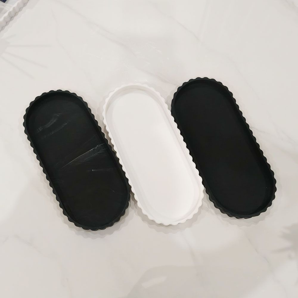 Bandeja de Almacenamiento Oval - Marble Serving Board reseña y precio
